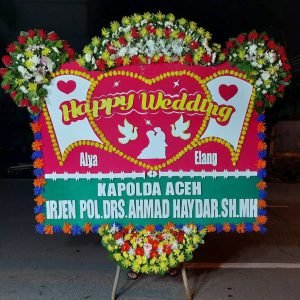 Bunga Papan Ucapan Wedding Bintang Florist Bekasi