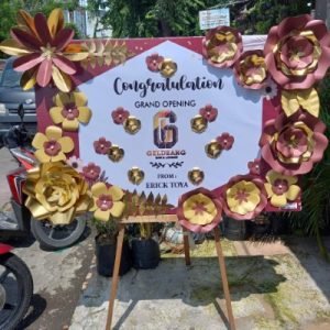 Bunga Papan Kertas Bintang Florist Sidoarjo