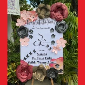 Bunga Papan Kertas Bintang Florist Sidoarjo