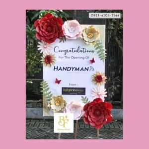 Bunga Papan Kertas Bintang Florist Sidoarjo