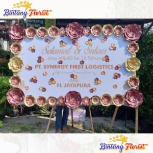 Bunga Papan Kertas Bintang Florist Sidoarjo
