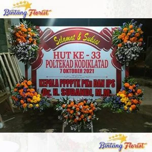 Bunga Papan Ucapan Selamat Bintang Florist Malang