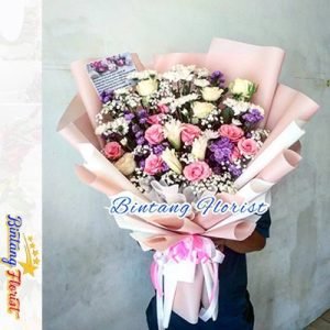 Hand Buket Bunga Bintang Florist Mojokerto