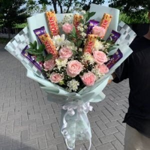 Hand Buket Bunga Bintang Florist Sidoarjo