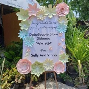 Bunga Papan Kertas Surabaya
