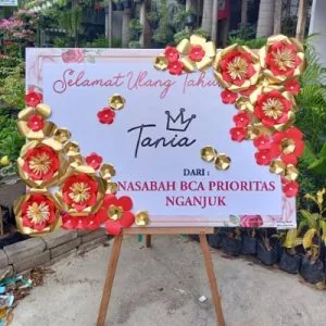 Bunga Papan Kertas Surabaya