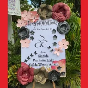 Bunga Papan Kertas Surabaya