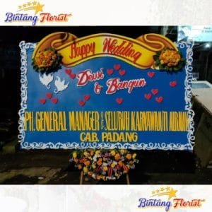 Bunga Papan Wedding Bintang Florist