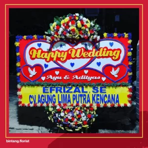 Karangan Bunga Pernikahan