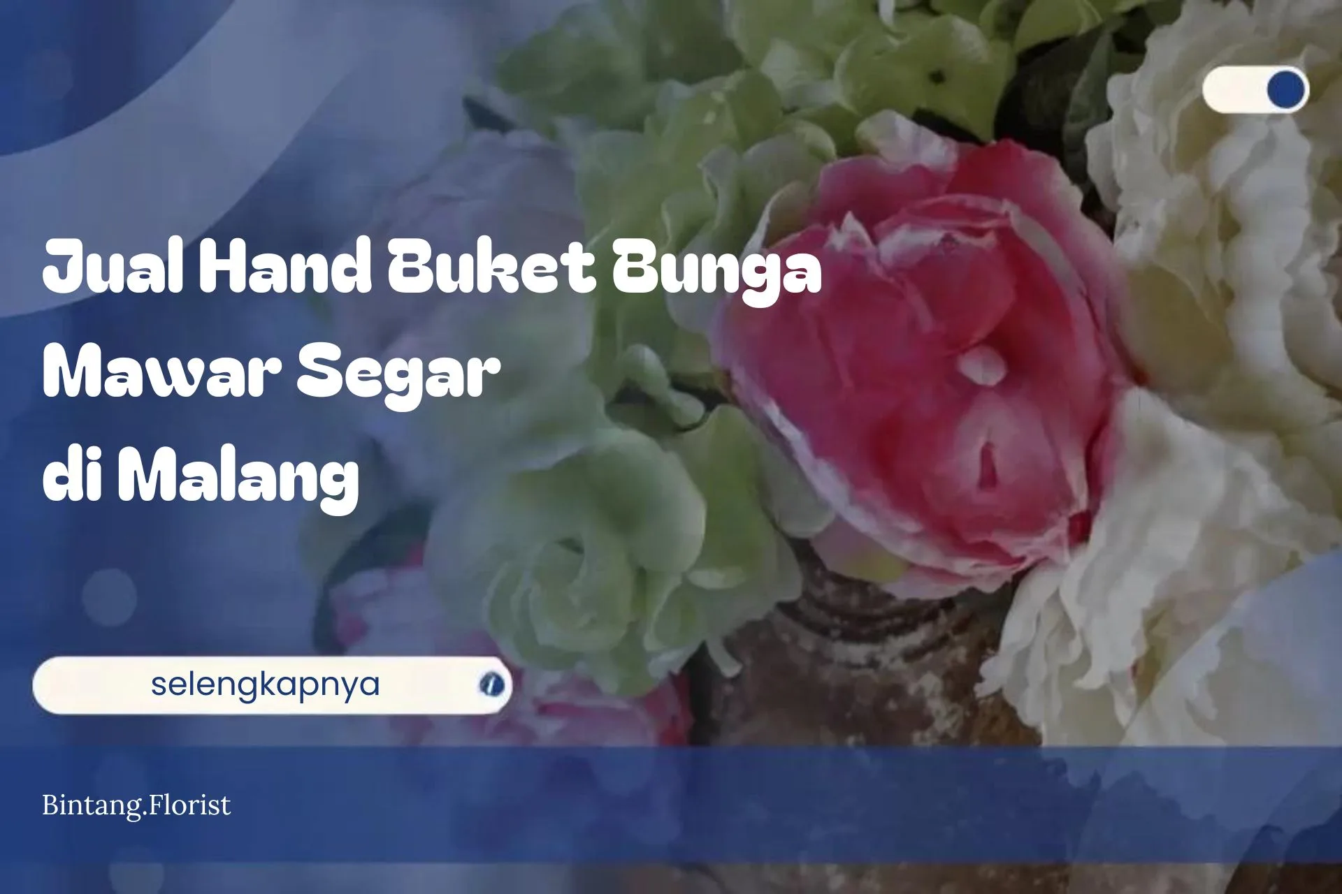 Jual Hand Buket Bunga Mawar Segar di Malang